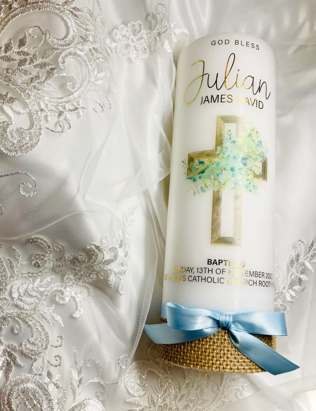 Julian's Baptism Candle