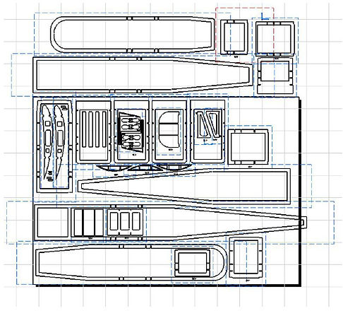 2-D sketch for laser cutting