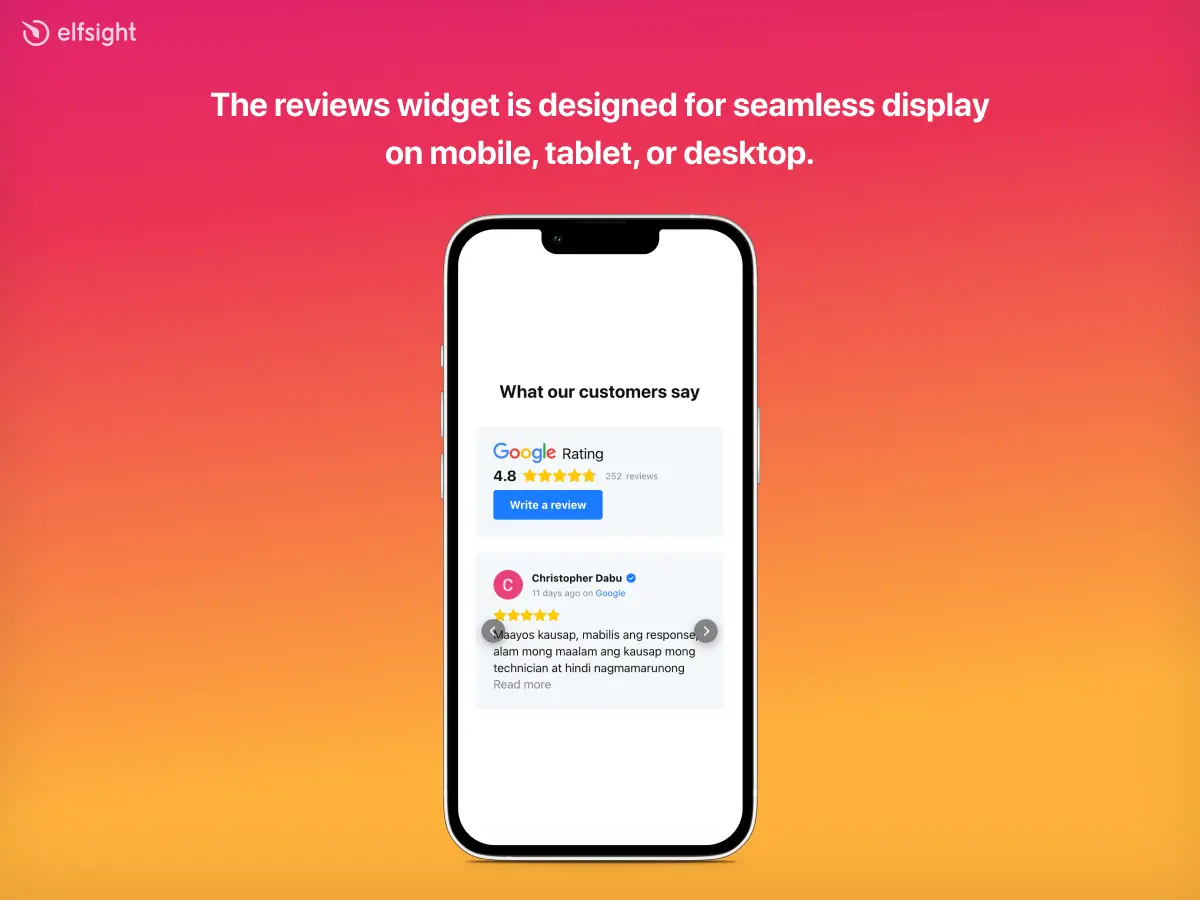 Google Reviews by Elfsight Preview 6