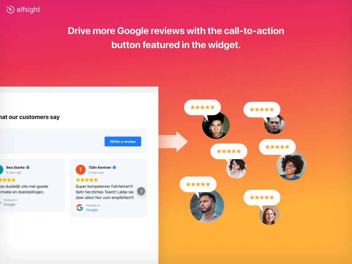 Google Reviews by Elfsight Preview 3