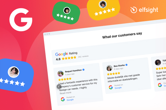 Google Reviews by Elfsight banner