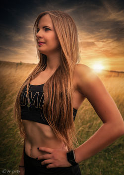 evening sun