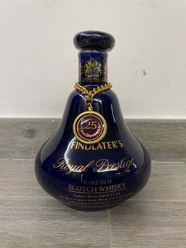 Findlater's Royal Prestige 25 Years Old Rare Old Scotch Whisky
