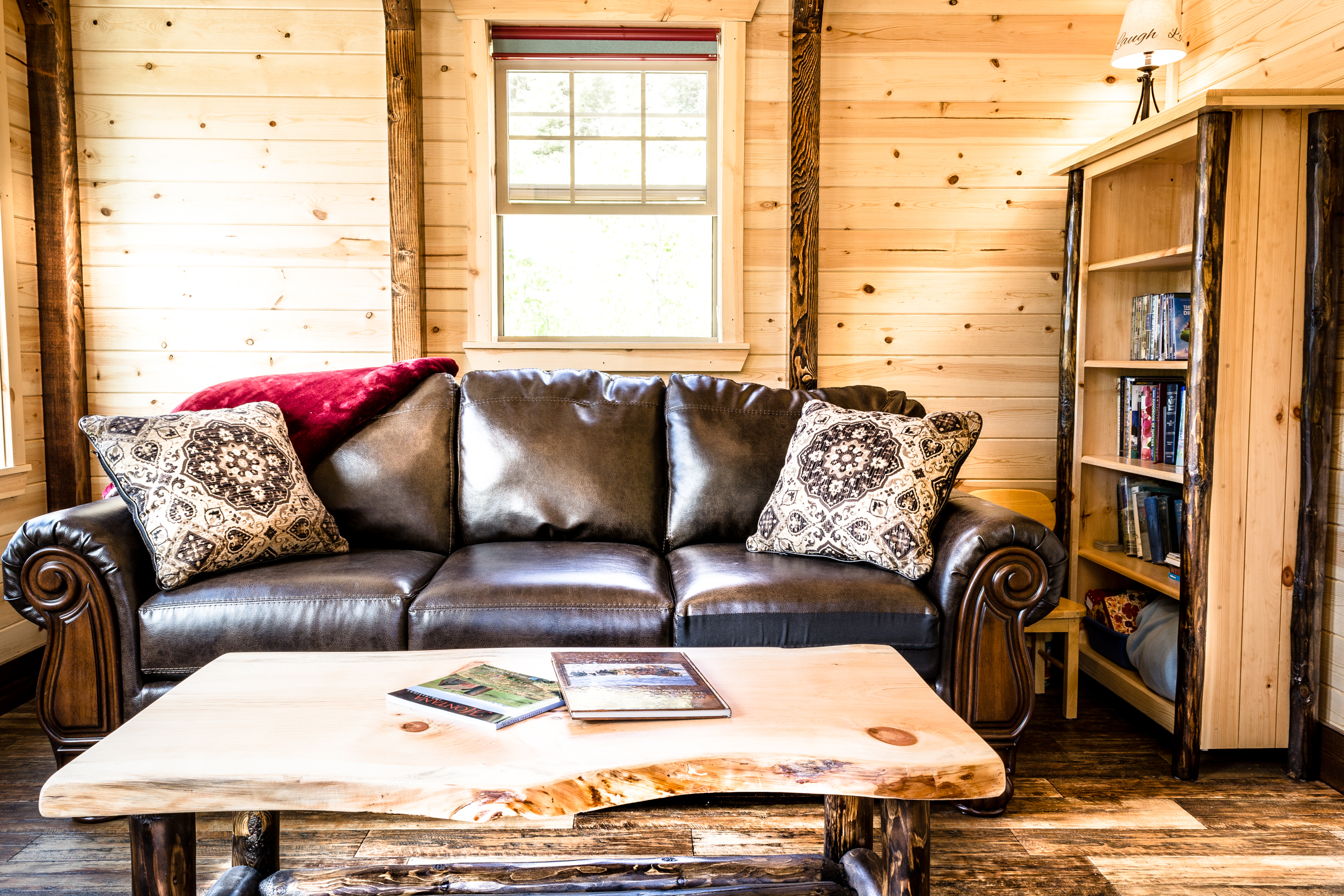 Fisher Cabin Living Room