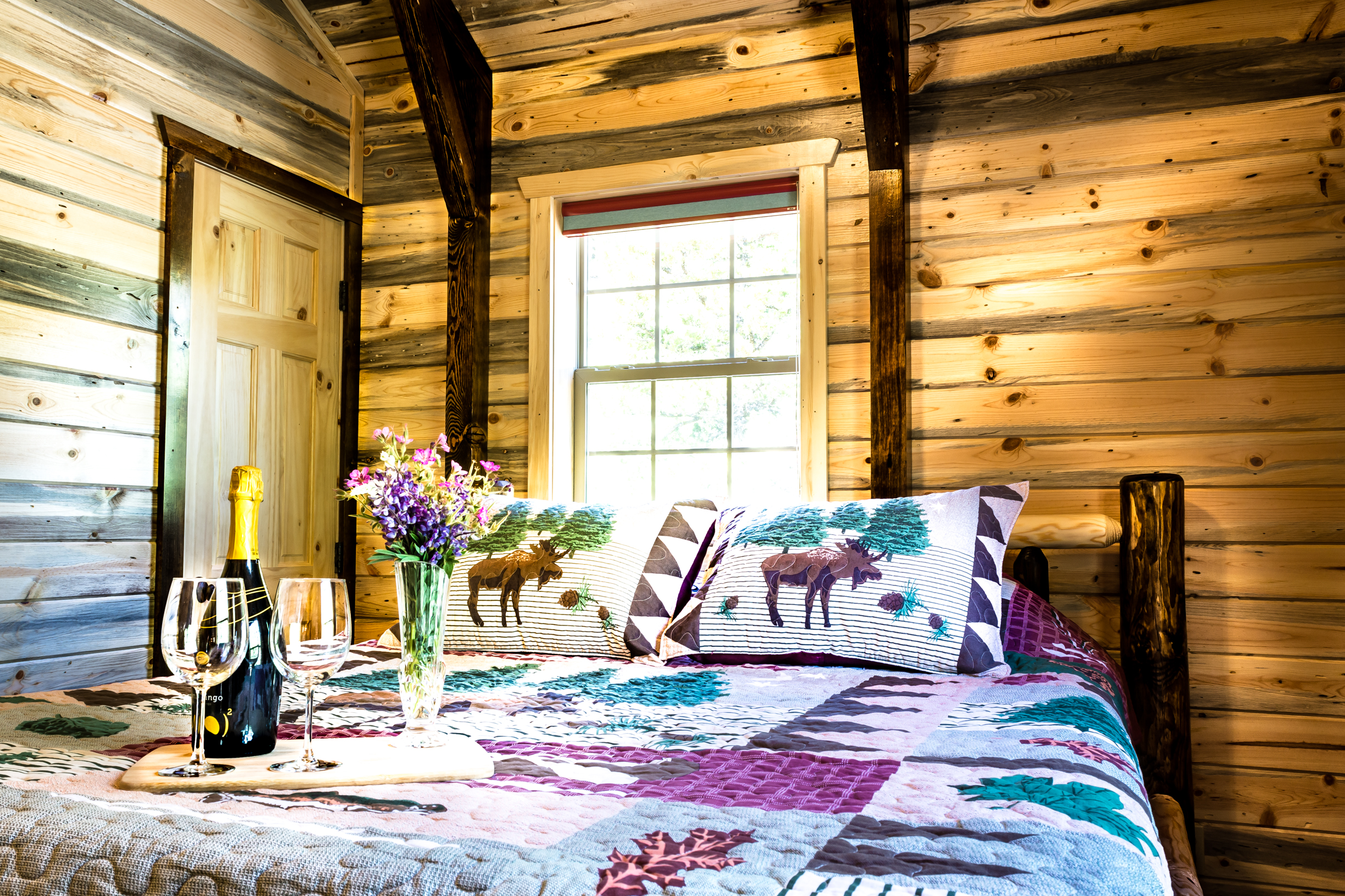 Fisher Cabin Master Bedroom