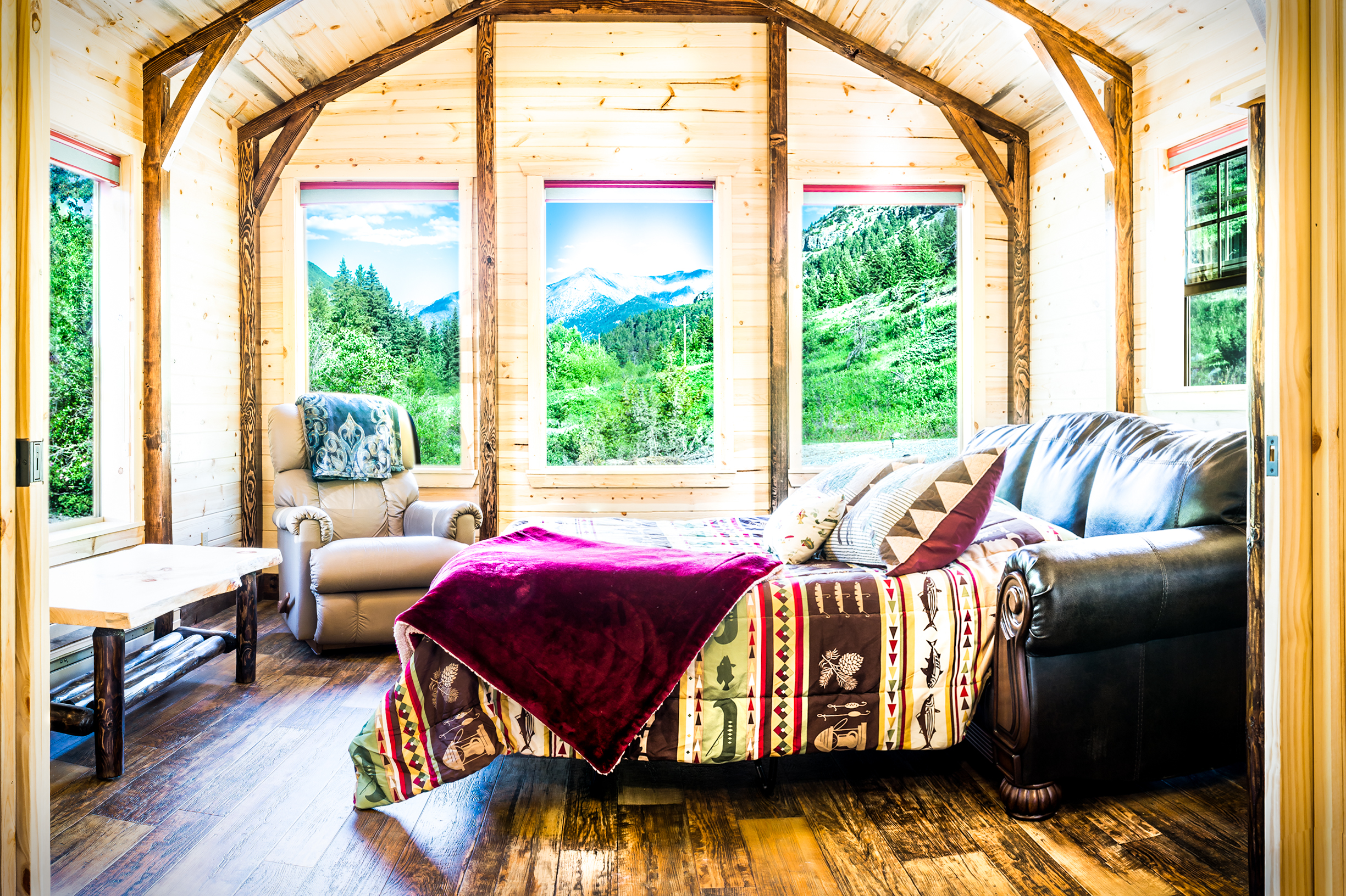 Montana Cabin Rentals Living Room