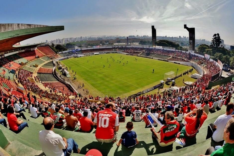 Estádio do Canindé antes da pandemia do Covid-19