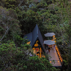 Aerial view Glamping