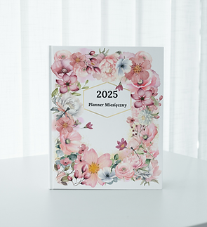 piękny planner miesięczny 2025