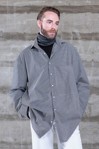 Extreme Oversize Shirt - Stripes | ARIEL BASSAN