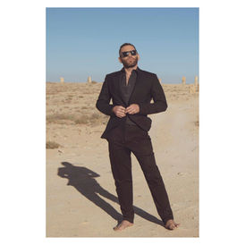 Gal Toren is wearing Double Breasted Tailored Suit and Seersucker Striped Shirt
for Mako