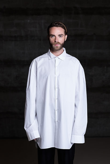 Extreme Oversize Shirt - White [Made-to-Order] — image 1