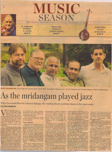 As the Mridangam Played Jazz