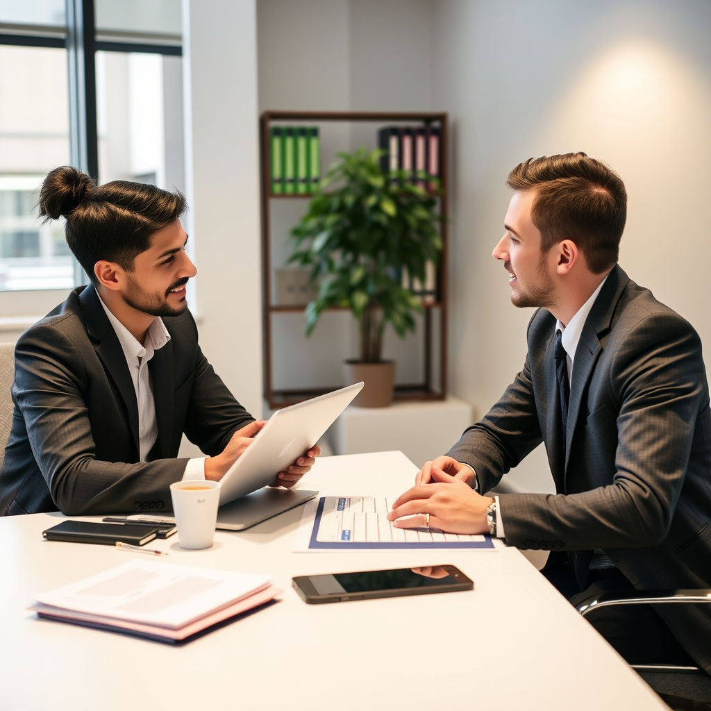 Business consulting session and technology strategy planning