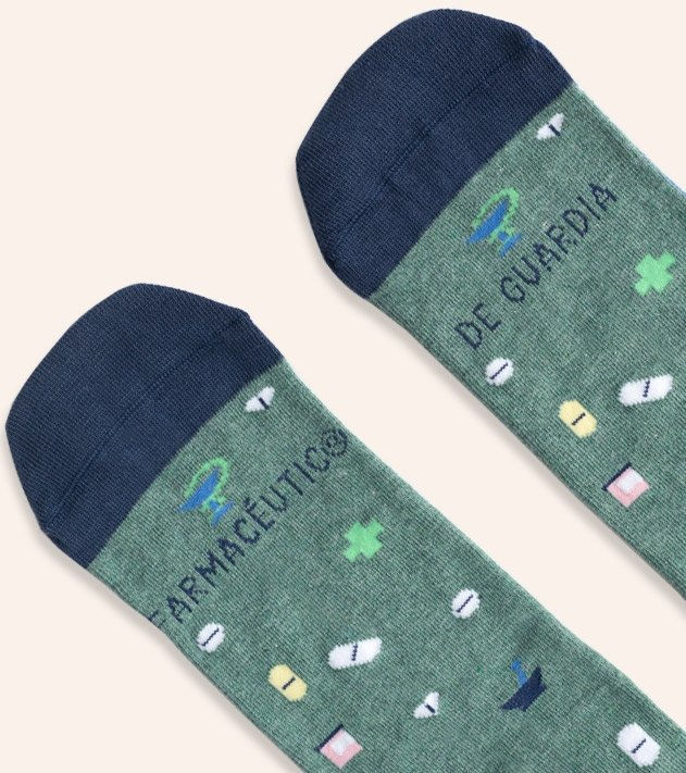 Calcetines "Farmacéutic@ de guardia"