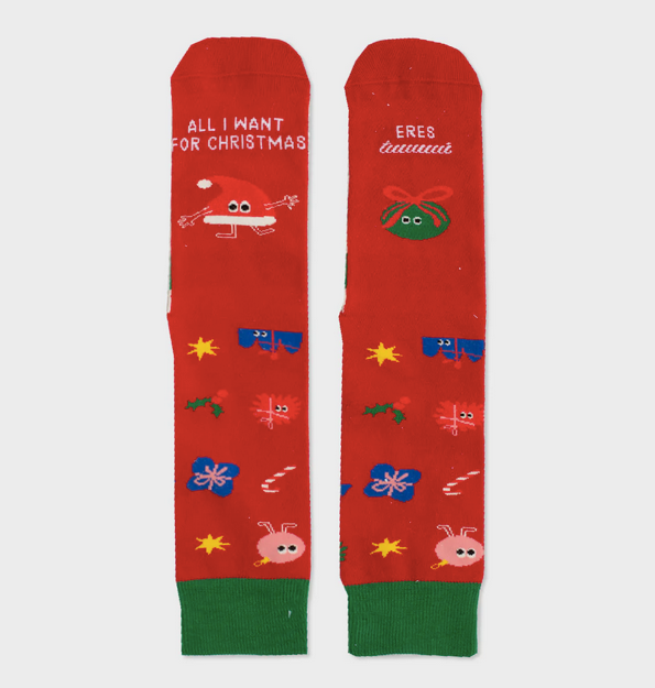 Calcetines "All I want for Christmas eres tú"