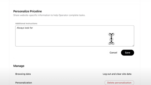 OpenAIのOperatorの設定デモ