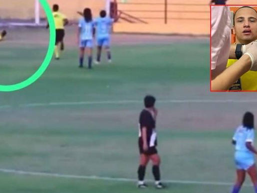 Árbitro é agredido por treinador de goleiros em partida do Campeonato Mato-Grossense