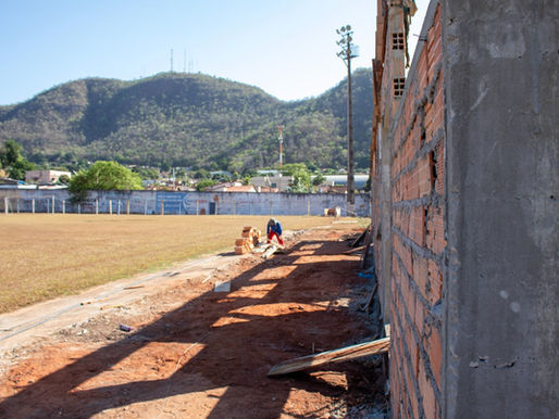 Reforma do Estádio Zeca Costa avança a passos largos em Barra do Garças