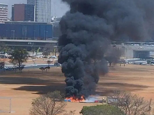 Polícia prende suspeito de incendiar banheiros químicos na Esplanada