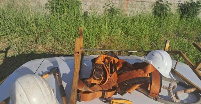 DUPLA É PRESA PELA POLÍCIA CIVIL COM MAIS DE 150 KG DE FIO DE COBRE FURTADOS DE EMPRESA DE TELEFONIA