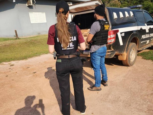 Polícia Civil prende homem com histórico de agressão que seguia ameaçando a ex-esposa