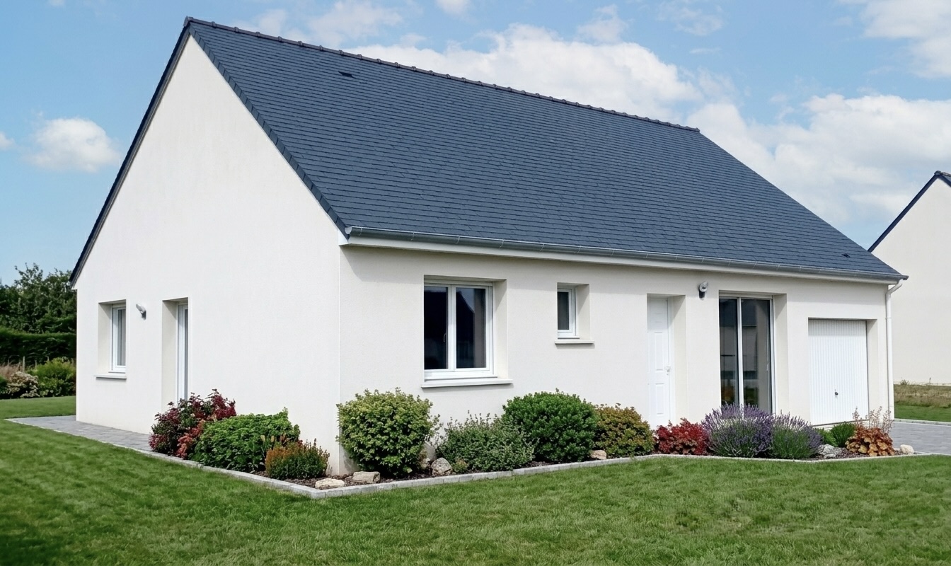 Maison plain pied 3 chambres 83.50m²