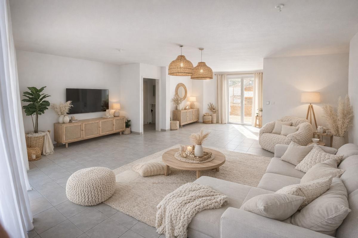 A construire plain-pied 75 m² - Maisons Le Masson