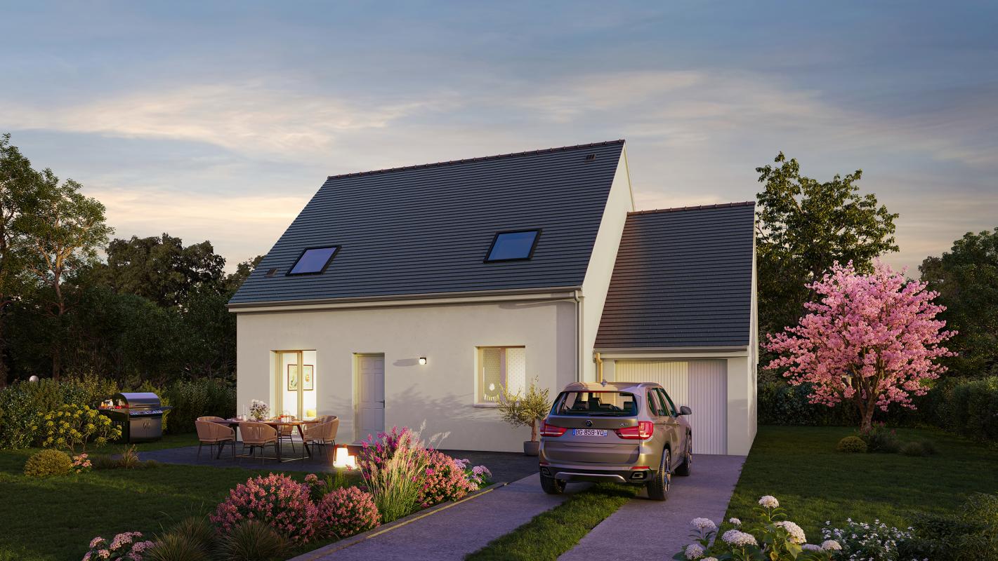 Maison combles aménagés 4 chambre  + garage - 100 m²TERRAIN INCLUS