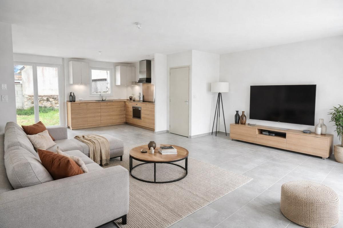 Maison plain pied 3 chambres - Maisons Le Masson