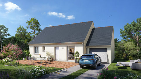 PLAIN PIED DE 90 M² AVEC GARAGE