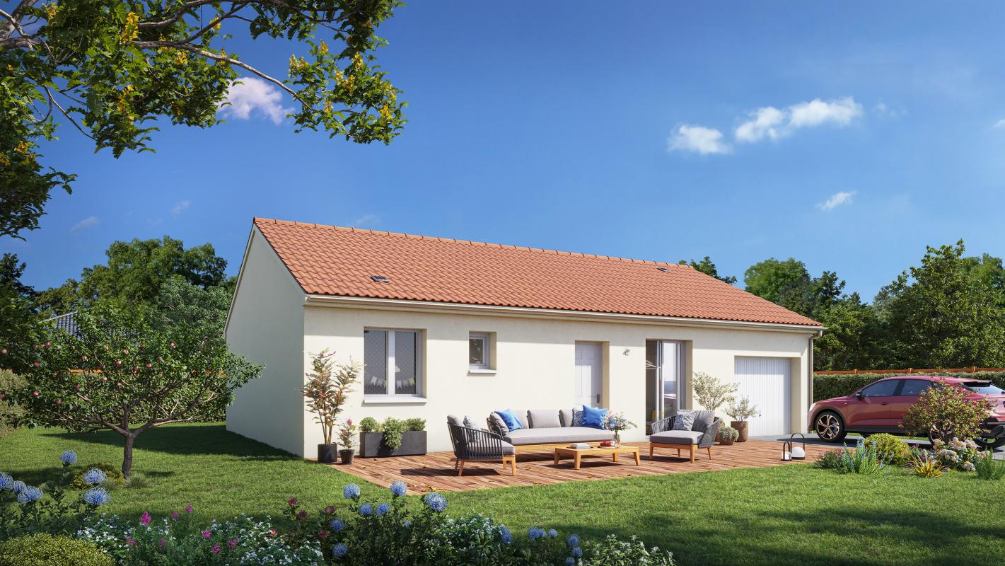 MAISON 2 CHAMBRES et GARAGE à SAINT-ANDRÉ-DE-LA-MARCHE