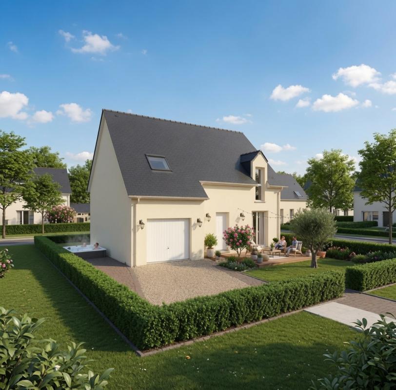 DAMMARTIN-EN-SERVE - PROCHE BREVAL - Maison familiale de 115m² avec terrain de 399m² - Maisons Le Masson