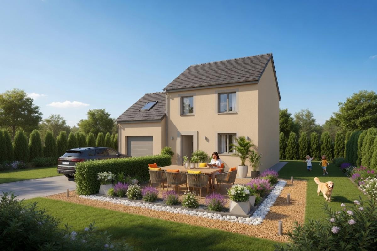 OPPORTUNITÉ À NE PAS RATER : DAMMARTIN-EN-SERVE - PROCHE BREVAL : Votre projet de construction avec terrain de 399m² - Maison