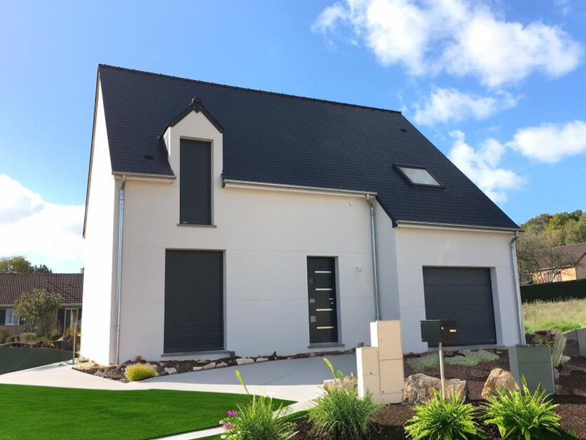 PROCHE RAMBOUILLET - ABLIS : Votre projet de construction d'une maison de 104m² avec terrain de 308m² à PRUNAY-EN-YVELINES -