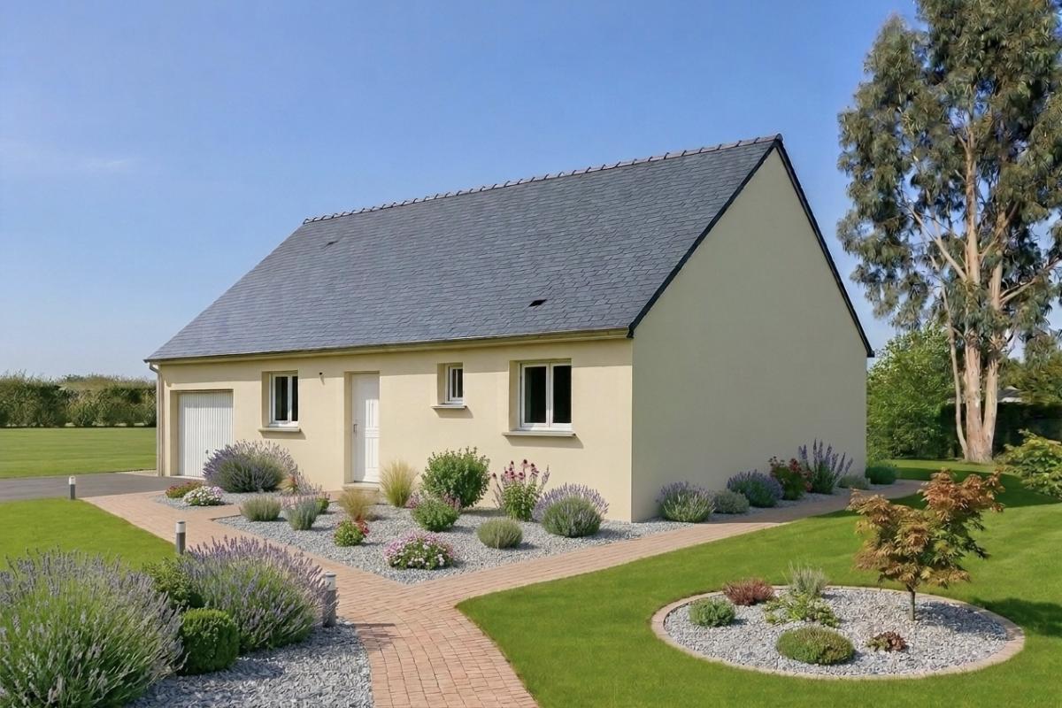 Maison plain pied 3 chambres 83.50m²