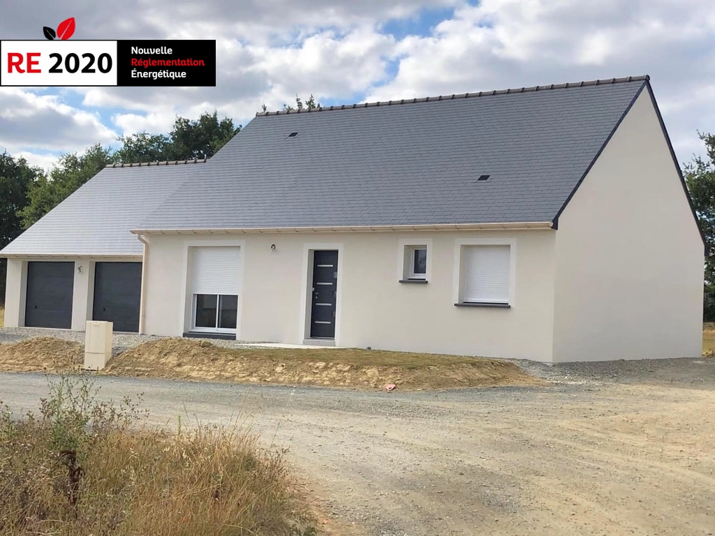 Permis de construire accepté pour cette maison 3 chambres offrant des beaux volumes