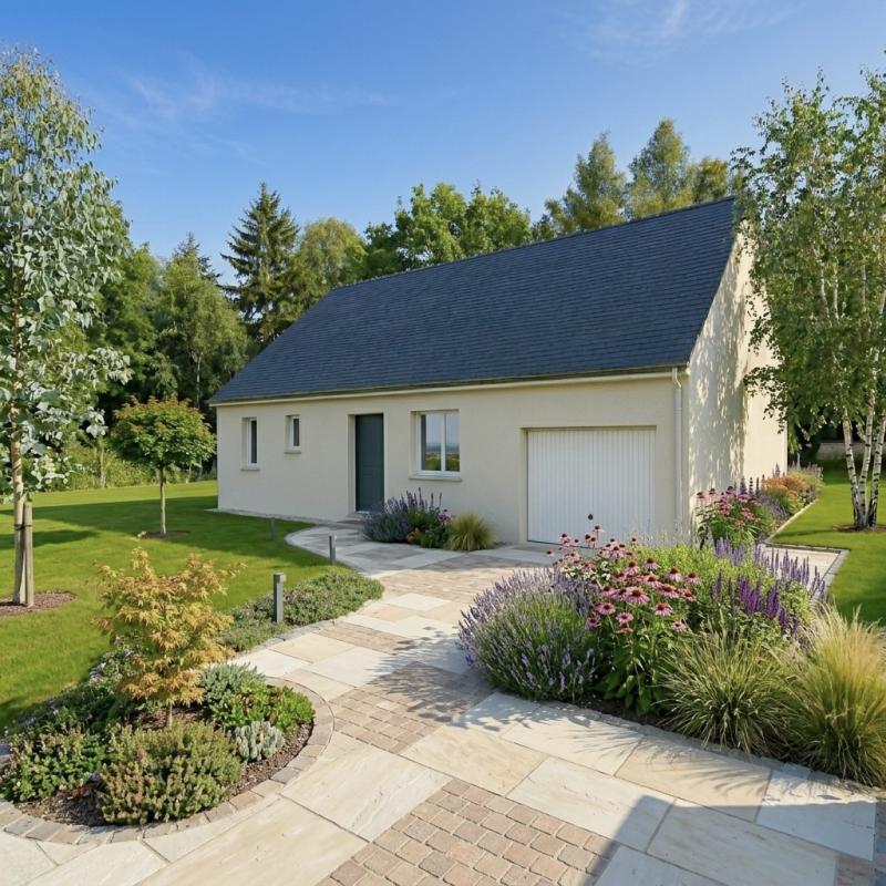 Maison plain pied 3 chambres 83.50m²
