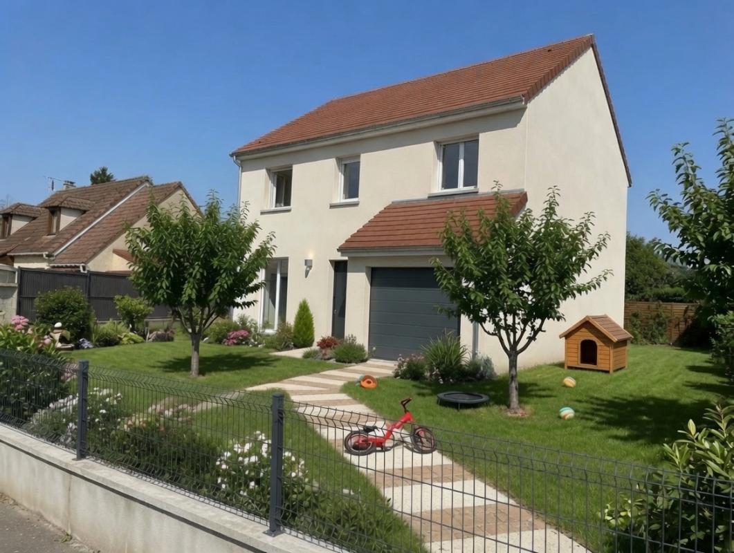 PROCHE MAULE et THOIRY ! : Projet de construction d'une maison R+1 de 101m² avec terrain de 501m² à HARGEVILLE - Maisons Le M