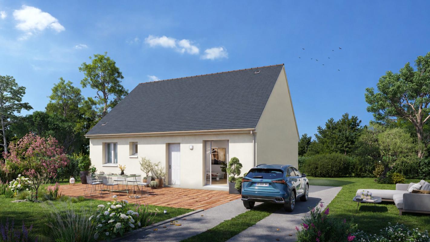 Maison 2 chambres 60 m² à construire à Saint Nicolas de Redon