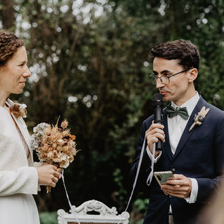 Echange de voeux de mariage