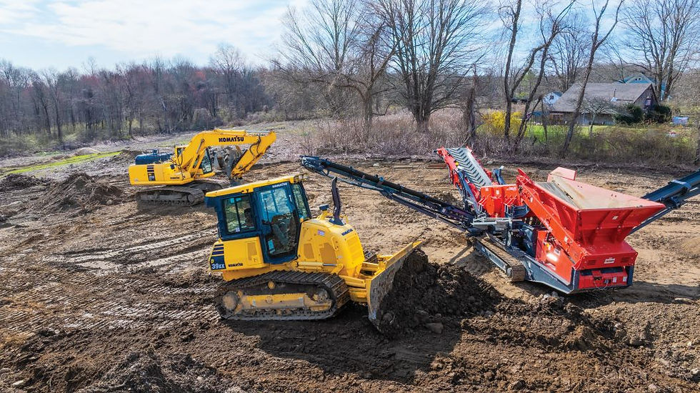 David J. Gesiak LLC’s recent acquisition is a Terex Finlay 860 screener.