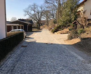 Kanalnetzerweiterung und Straßenbau in Weidensdorf "Remser Weg" und "Am Roten Berg" - Fertiggestellter "Remser Weg"