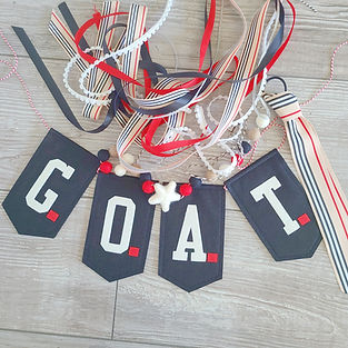 Letterman Supply Co. Father's Day GOAT banner, Father's Day banner, Father's Day party decor