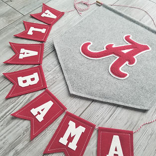 ALABAMA, Crimson Tide, ALABAMA Bunting, A Banner, Decoratio, Detail_1.jpg