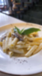 פסטה ברוטב שמנת ופטריות