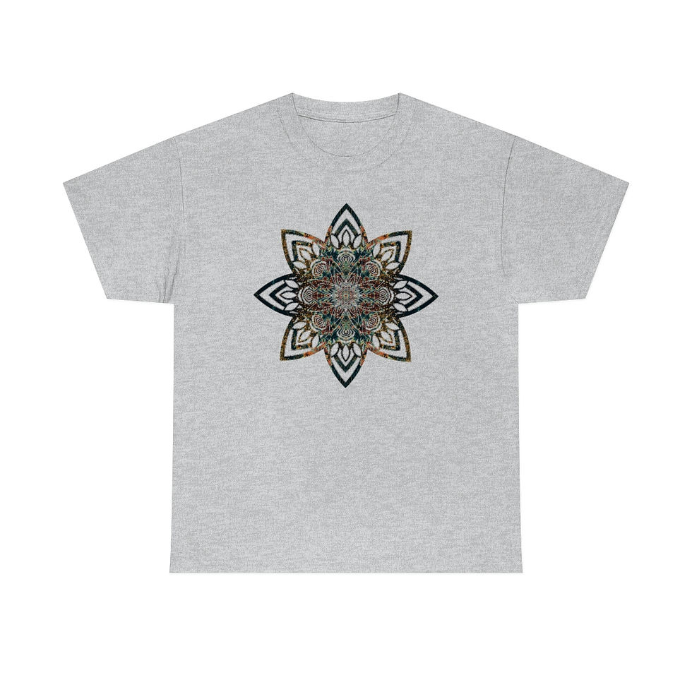 Thumbnail: Fine Line Traced Fractal Mandala Tee