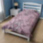 Thumbnail: Ethereal Tracery | Julia Set Fractal Velveteen Blanket
