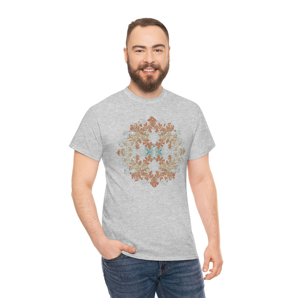 Thumbnail: Fine Line Traced Fractal Mandala Tee