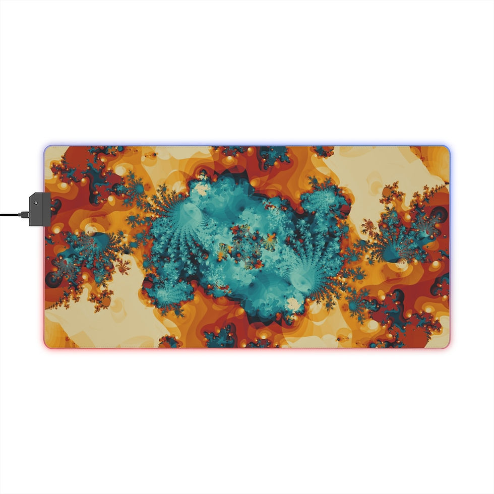 Thumbnail: Fractal LED Gaming Mouse Pad